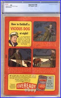 Superman #44 CGC 4.0 1947 4004440004
