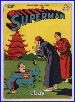 Superman #45 GD 2.0 1947