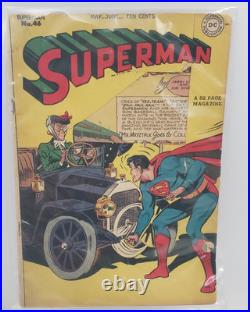 Superman #46 1946 DC Comic Mr. Mxyztplk Cover Golden Age Estate Find