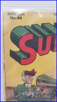 Superman #46 1946 DC Comic Mr. Mxyztplk Cover Golden Age Estate Find