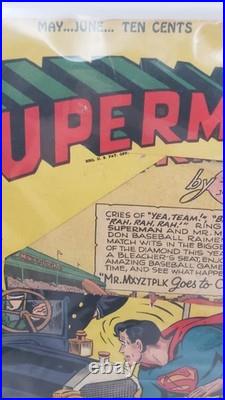 Superman #46 1946 DC Comic Mr. Mxyztplk Cover Golden Age Estate Find