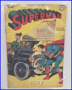 Superman #46 1946 DC Comic Mr. Mxyztplk Cover Golden Age Estate Find