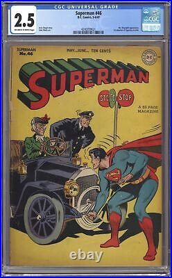 Superman #46 CGC 2.5 1947 4240359021