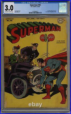 Superman #46 CGC 3.0 1947 1243860011