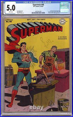 Superman #48 CGC 5.0 1947 4305761002