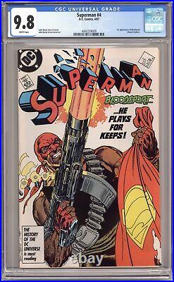 Superman #4 CGC 9.8 1987 4060239009