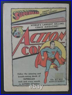 Superman #4 Coverless 0.3 1940 2nd Lex Luthor