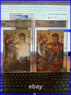 Superman #4 Whatnot Foil Edition and Regular Edition CGC 9.8 Both Comics