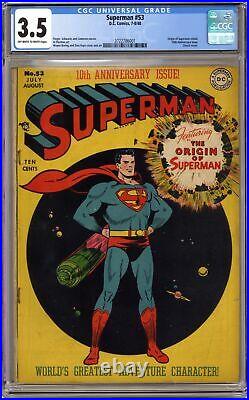 Superman #53 CGC 3.5 1948 3722786001