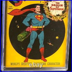 Superman #53 (DC 1948) CGC 8.5 Conserved 10th Anniversary & Origin Comic