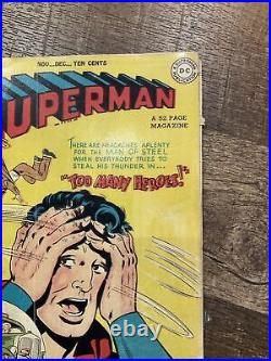 Superman #55 Nice Repro CVR Colors Featured in Seduction of the Innocent