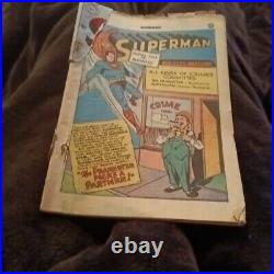 Superman 56 DC comic 1949 Wayne Boring art prankster 1st appearance Smarty Pants