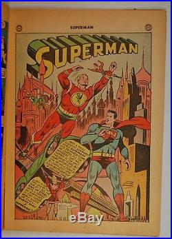 Superman #57 (Mar-Apr 1949, DC) The Son of Superman The Machine Men
