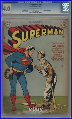 Superman #60 CGC 4.0 1949 1059685001