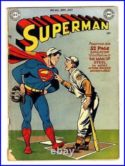 Superman #60 GD/VG 3.0 1949