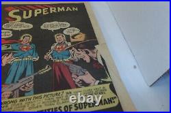 Superman #60 Golden Age DC comics 1949 classic baseball cover sports action