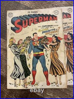 Superman #61 (1949) 1st Green Kryptonite! Origin retold! 1st Time to Krypton