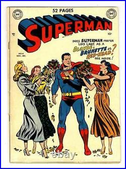 Superman #61 VG/FN 5.0 1949 1st app. Kryptonite