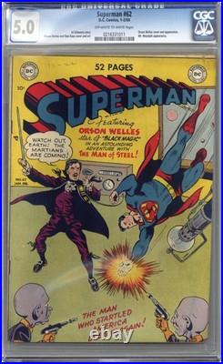 Superman #62 CGC 5.0 1950 0216331011
