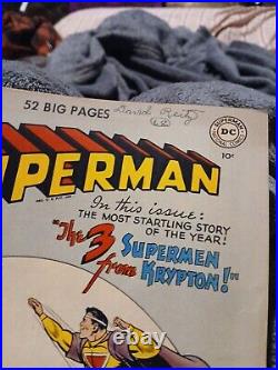 Superman 65 1950 DC Comic Golden Age 1st Appearance Mala Kizo U-Ban Krypton Foes