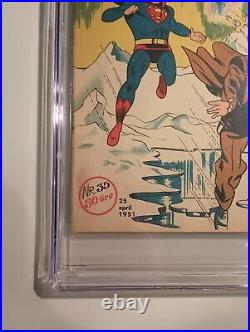 Superman #67 Comic Book 1951 Stalmannen Swedish Variant Cgc 6.0 Batman Story
