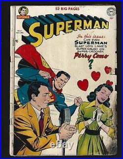 Superman #67 VG Perry Como Cover 1st Lois Trying to Prove Clark is Superman