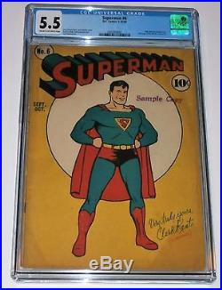 Superman #6. August, 1940