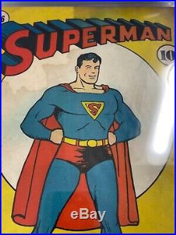 Superman #6 CGC 1.5 DC 1940 All Star Comics 1 Ad Siegel Shuster Burnley 20mp