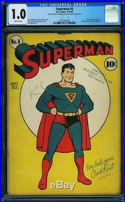 Superman 6 (Sep-Oct 1940) CGC 1.0