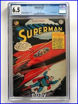 Superman #72 DC, 1951 CGC 6.5 Fine + Cream to Off-white pages