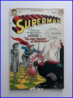 Superman #74 1952