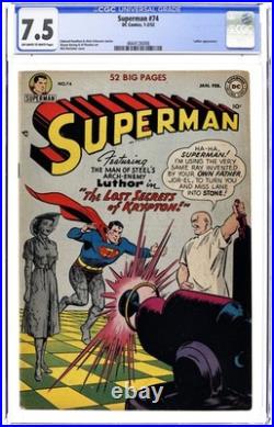 Superman #74 CGC 7.5 1952 4664126006