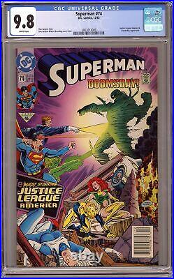 Superman #74 CGC 9.8 1992 3863013009