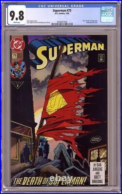 Superman #75D Direct Variant 1st Printing CGC 9.8 1993 4044927004