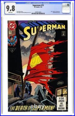 Superman #75D Direct Variant 1st Printing CGC 9.8 1993 4707513022