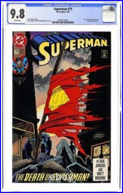 Superman #75D Direct Variant 1st Printing CGC 9.8 1993 4707513024