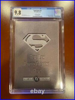 Superman 75 (1993) CGC 9.8. Poly-Bagged Edition. Death of Superman