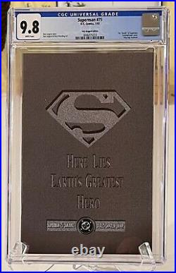 Superman 75 (1993) CGC 9.8. Poly-Bagged Edition. Death of Superman! Doomsday