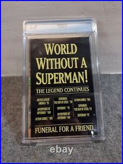 Superman #75 (1993) CGC 9.8 White Pages Jurgens Breeding Death 2nd Print