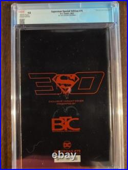 Superman #75 BTC RED FOIL 30th Anniversary Special Edition CGC 9.8 NYCC See Desc