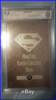 Superman #75 CBCS 9.8 Platinum
