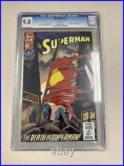 Superman #75 CGC 9.8 Doomsday vs Superman Death of Superman + FREE DC Comics
