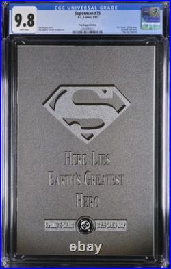 Superman 75 CGC Poly-Bagged Edition 9.8 NM/M With Bag And All Contents