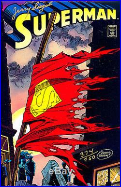 Superman #75 Cgc 9.6 Signed By Superman Creator Jerry Siegel Coa 1993
