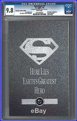 Superman #75 Platinum CGC 9.8 (1/93) DC Comics white pages