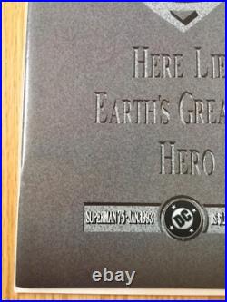 Superman #75 Platinum Dan Jurgens Doomsday 1993 Superman Death Issue w Posters +