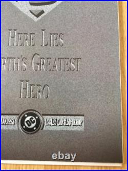 Superman #75 Platinum Dan Jurgens Doomsday 1993 Superman Death Issue w Posters +