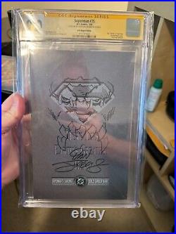 Superman #75 Signed Dan Jurgens CGC 9.0 Polybag Edition WithSketch from Dan Jurgen