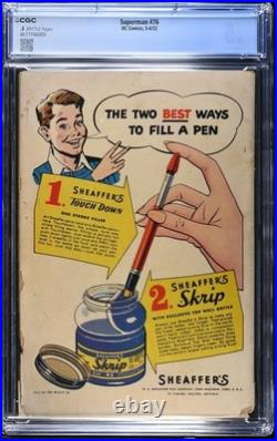 Superman #76 CGC 0.5 (1952 DC)