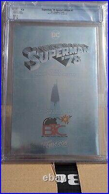 Superman'78 1 NYCC'23 Foil Cover CGC 9.8